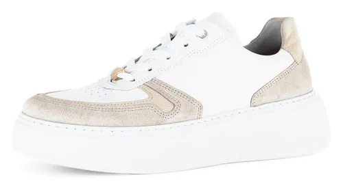 Gabor FLORENZ Plateausneaker - Laufschuhe in Größe 42, sportlich und bequem mit OPTIFIT-Wechselfußbett für optimalen Tragekomfort und Kontrastbesätzen für einen trendigen Look.