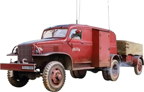 MiniArt 37062 1:35 K-51 Funk-Truck mit Anhänger - Detaillierter Auto-Modellbausatz im Maßstab 1:35 für präzises Basteln und individuelles Lackieren, ideal für Modellbau-Enthusiasten.