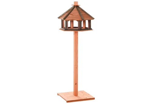 PawHut Vogelhaus Tanne - Hochwertiges Futterhaus - Vogelhäuser, aus robustem Tannenholz gefertigt, ziehen zahlreiche kleine Vögel an und sorgen für ein harmonisches Naturerlebnis in Ihrem Garten.