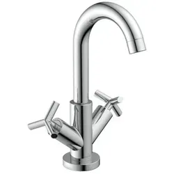 Design-Waschtischarmatur ELIOT, Chrom - Elegante Waschbeckenarmatur aus Chrom, ideal für moderne Badezimmer und sorgt für einen stilvollen Akzent.