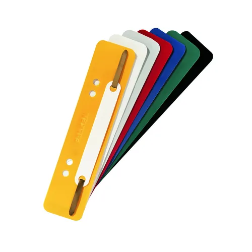 Heftstreifen Plastik kurz mit Plastikdeckleiste Aktendulli sortiert 250