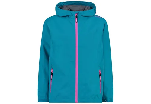 CMP Kid G-Jacke mit Fester Kapuze - hawaiisch, Größe 104 - Regenjacke mit Clima Protect Technologie für optimalen Wetterschutz. Wasserdicht (WP 10.000) und atmungsaktiv (MVP 4.000), ideal für aktive Kinder.