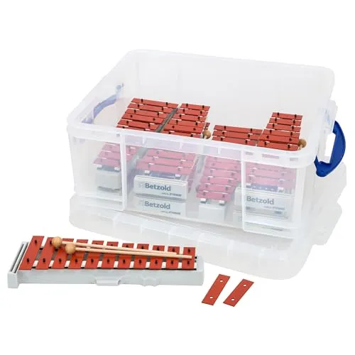 Betzold Musik - Gruppenset 1-8 Glockenspiele mit 8 Schlägeln - Perfekte Einführung in die Musik: Das Set mit 8 handlichen Glockenspielen und Schlägeln fördert spielerisch die musikalische Entwicklung von Kindern. Ideal für den Einsatz in Schulen und Gruppen.