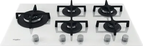 Whirlpool GOA 9523/WH Einbau-Gaskochfeld, 90 cm, 5 Brenner, weiß