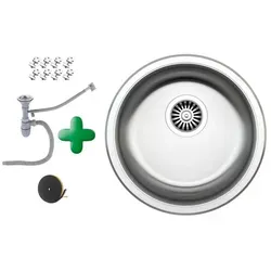 Edelstahlspüle Ø 42 cm