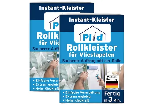 plid Kleisterroller Rollkleister Kleister Tapetenkleister Vliestapetenkleister Tapetenleim (2-St), Kleister, Rollkleister, Tapetenkleister, Vlieskleber, Vlieskleister