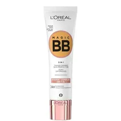 L'Oréal Paris Magic BB Cream SPF 20 5-in-1 30ml - 05 Medium Dark - BB Cream für einen strahlenden Teint, bietet 5 Vorteile in einem Produkt. Mit Lichtschutzfaktor 20 ideal für den täglichen Einsatz, auch für Mischhaut geeignet.