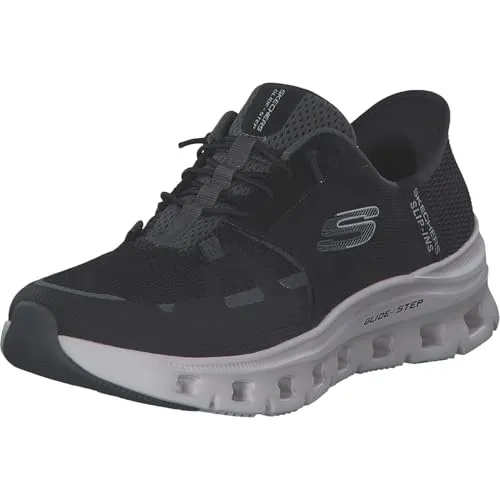 Skechers Damen Glide-Step Pro Sneaker, Black Charcoal, 36 EU - Damen-Sneaker mit luftgekühltem Memory-Schaum, maschinenwaschbar und vegan für optimalen Komfort und Pflegeleichtigkeit.