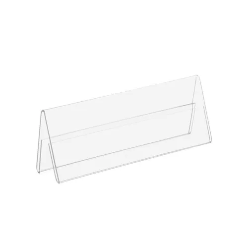 Dachaufsteller DIN A6 (1/2) / A-Aufsteller / Tisch-Namensschild / doppelseitig