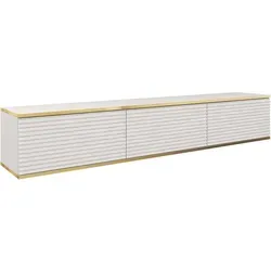 Mirjan24 TV Lowboard Orenate MDF 175 - Griffloses Design - TV-Halterungen: Elegantes Lowboard mit griffloser Öffnung, ideal für modernen Wohnstil und platzsparend durch Push To Open Mechanismus.