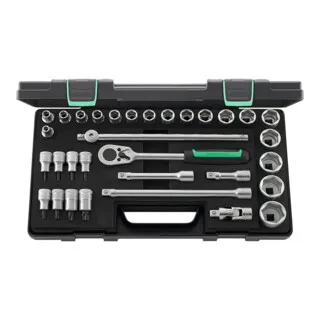 Produktbild Stahlwille Steckschlüssel-Sortiment 1/2 Zoll-Vierkant 32-teilig