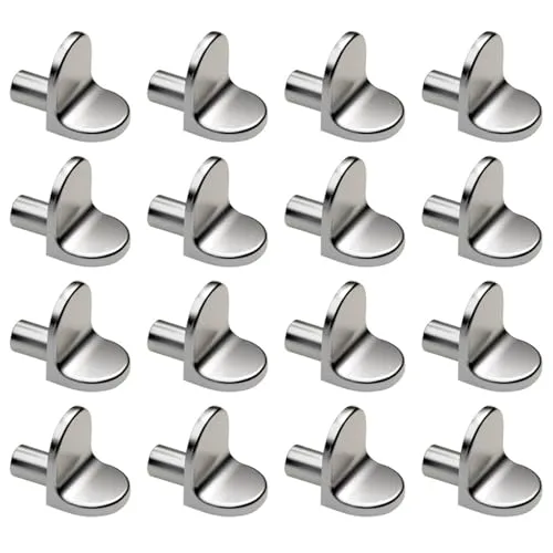 Stück 5mm Regalhalterung, Einlegeboden Halter(Silber) 16