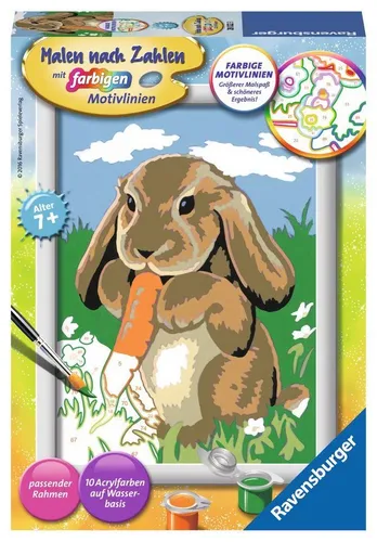 Ravensburger Malen nach Zahlen Ravensburger Malen nach Zahlen Classic Serie E Knuddelhäschen 28022