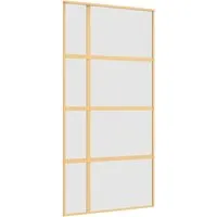 vidaXL Schiebetür Golden 102,5x205 cm von vidaXL