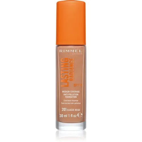 Rimmel Lasting Radiance auffrischendes Make-up SPF 25 Farbton 201 Classic Beige 30 ml