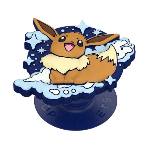 PopSockets Telefongriff - Eevee Sternenhimmel, erweiterbarer Ständer und Anti-Drop Design für einhändige Nutzung