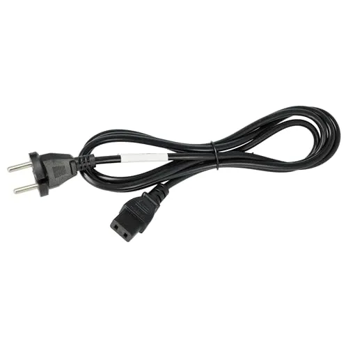 vhbw Netzkabel Schutzkontaktstecker kompatibel mit Roland TL-12 | TR-909, VK-1000, VP-70, W-30 - C9 Buchse, 2 m