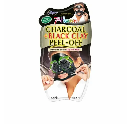 7th Heaven Gesichtsmaske Montagne Jeunesse Charcoal + Black Clay Peel-Off Mask 10ml