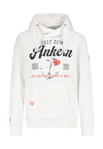 Eight2Nine Hoodie in Weiß - S - Stylischer Hoodie mit Baumwollanteil, lockerer Schnitt und praktischen Eingrifftaschen. Ideal für lässige Outfits und gemütliche Tage.