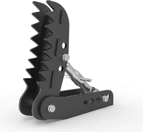 Joma-Tech Baggerdaumen für Minibagger von 1-3t, Niederhalter mechanisch, mit Oberlenker