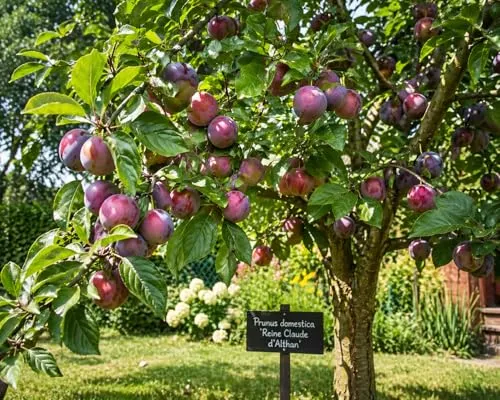 Pflaumenbaum Prunus domestica 'Reine Claude d'Althan' – Winterharte Süßpflaume für Garten & Terrasse