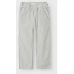 Name It Schlupfhose NKNJELA für Mädchen und Jungen mit weitem Bein und Gummizug gestreift, casual, relaxed fit, Baumwolle, ohne Kragen blau 146