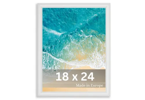 Victor (Zenith) Bilderrahmen David, Bilderrahmen Weiß 18x24 cm, Bilderrahmen Art Deco