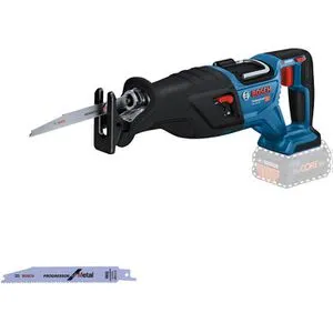 Bosch Professional 18V BITURBO Akku Säbelsäge GSA 18V-28 - Sägen, maximale kabellose Schnittleistung dank BITURBO Brushless Technology, werkzeugloses Sägeblattwechsel mit SDS-Mechanismus für einfache Handhabung