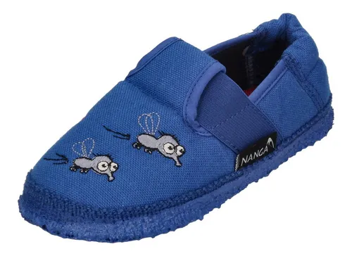 Nanga Elliot Kinder Hausschuh EUR 23 - 23 - Babyschuhe aus 100% natürlichen Materialien, mit rutschfester Naturkautschuksohle für sicheren Halt. Ideal für zu Hause und den Garten, federleicht und super bequem.
