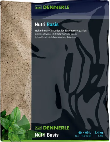 Dennerle NutriBasis 2,4 kg – Nährboden für Aquarien – für prächtigen Pflanzenwuchs