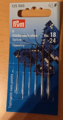 Sticknadeln 6 Stück No 18 - 24 125560 Prym ohne Spitze