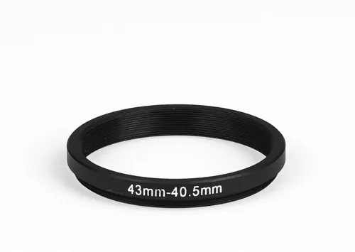 mm - 40,5 mm Filter Adapter Step-Down Adapter Filteradapter Step Down 43-40,5 43