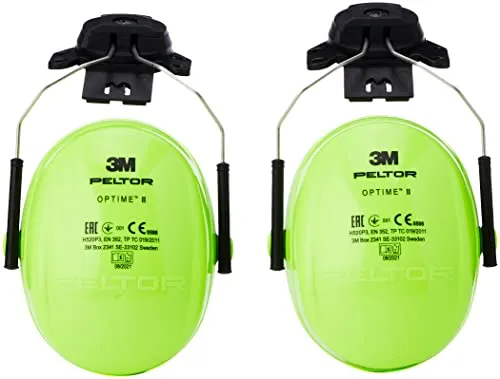 3M Peltor Optime II H520P3EV Kapselgehörschutz 31 dB - Gehörschutz mit 31 dB Dämmung, ideal für laute Umgebungen. Weiche Polster bieten hohen Tragekomfort und minimieren Wärmestau.