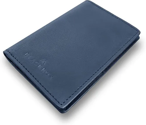 BLACKROX Geldbörse [Vergleichssieger 2024] – Kreditkartenetui mit RFID-Blocker aus Echtleder - Geldbörse: Hochwertiges Kreditkartenetui mit RFID-Blocker schützt Ihre Kartendaten. Kompakt, edles Design, Platz für bis zu 12 Karten – ideal für Sicherheit und Stil.