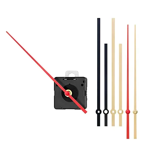 Dugena Quarz-Uhrwerk-Set ME 838, inklusive Zeiger-Set, 1 Stück, zum Einbauen, Größe:ZWL 11 mm. extra stark