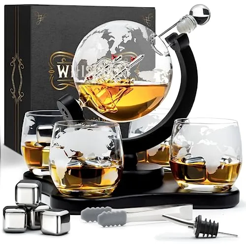 WHISISKEY Whiskey Karaffe Set von Whisiskey