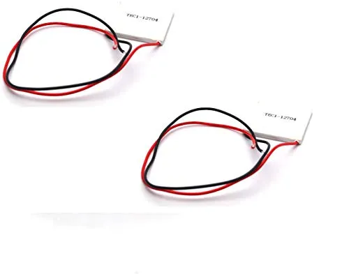 DollaTek 2er TEC1-12704 40x40MM Thermoelektrischer Kühler Peltier Kühlplatte