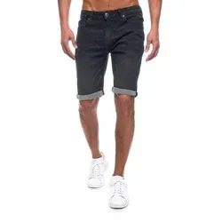 JEEL Jeansshorts Herren - Slim-Fit 5-Pocket-Style - Herren-Shorts im Slim-Fit mit Stretchanteil für optimalen Tragekomfort. Die klassische schwarze Farbe und der 5-Pocket-Style machen sie zum idealen Begleiter für lässige Looks.