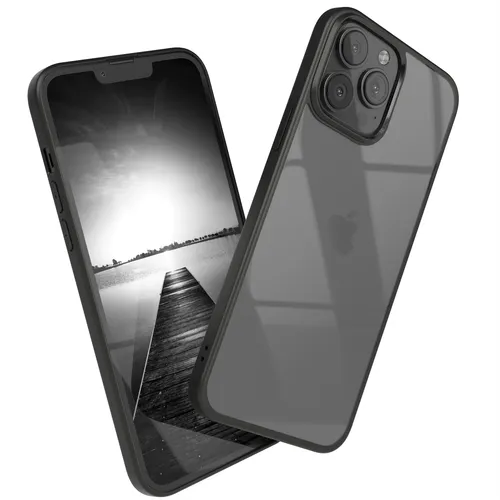 Für Apple iPhone 13 Pro Max Handyhülle Silikon Bumper Schutz Case Tasche Schwarz