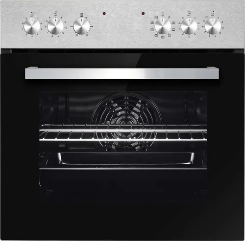 PKM Elektro-Herd-Set Einbauherdset EHS7-2KBIX, mit Einfach ohne Auszug, vier Kochzonen Bräterzone 8 Funktionen 65 Liter