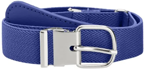 Playshoes Kinder Elastischer Ledergürtel für Mädchen Gr. 65 cm, blau