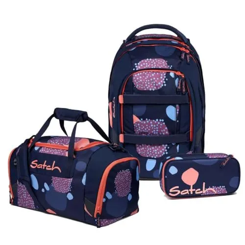satch Pack Schulrucksack Set 3tlg. von satch