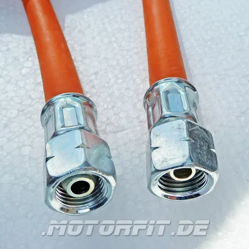 GOK Mitteldruck-Schlauchleitung Gummi beidseitig G 1/4 LH-ÜM Länge 2m