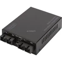 Digitus DN-82124 Medienkonverter 1000BASE-SX - Transceiver für die Migration zu Glasfasertechnik, ermöglicht mehrere Kilometer Überbrückung ohne Austausch der Netzwerkkabel, einfache Installation und hohe Zuverlässigkeit.