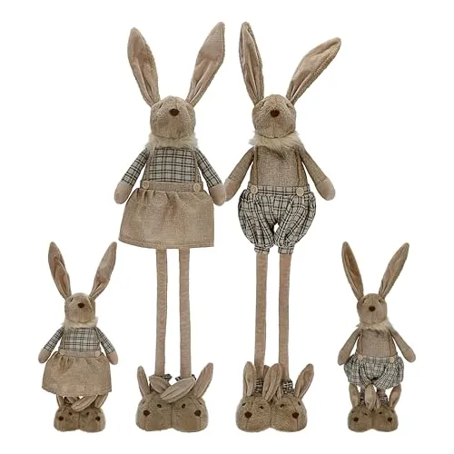 Cepewa Osterhasenpaar mit Teleskopbeinen – 88 cm von CEPEWA