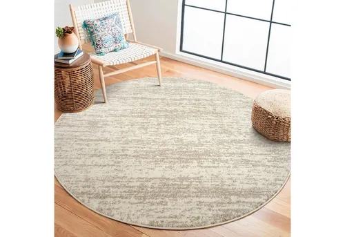 Sanat Teppich Oslo, rund, creme in beige von Sanat