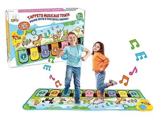 Teorem 68035 Musikteppich Touch mit Lichtern, Tönen und Melodien, 100 x 36 cm