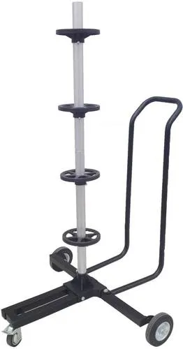 HP Autozubehör Reifenbaumwagen mit Doppelbügel