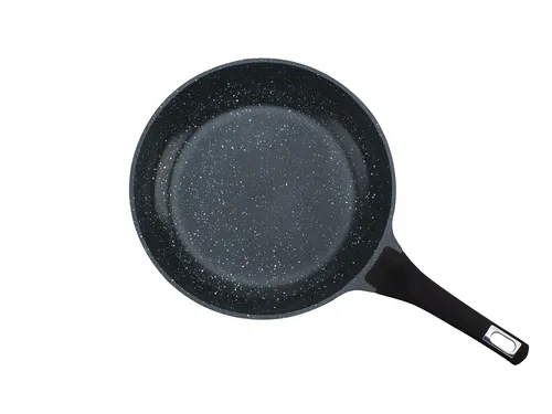 GSW Bratpfanne Titanium Granit Advanced - Bratpfanne aus Aluminium-Guss mit robuster VITAFLON® QUARZIT ROUGH Antihaft-Versiegelung, ideal für fettfreies Braten und geeignet für alle Herdarten, inklusive Induktion.