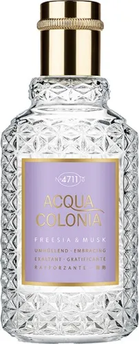 Acqua Colonia Freesia & Musk Eau de Cologne 50 ml von 4711 - Damendüfte mit floral-fruchtiger Freesie und warmem Moschus, ideal für zarte Zuneigung und langanhaltende Frische. Die elegante Verpackung macht es zum perfekten Geschenk.